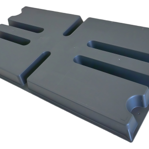 POLYSLAB Ground Base Large 650 x 1130 x 51mm Black